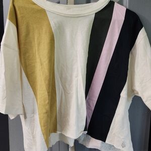 Free people inspired printed tee